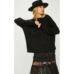 Answear - Sweter. Szare golfy damskie marki ANSWEAR, w paski, z materiału, średnie. Za 119,90 zł.