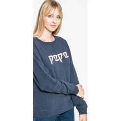 Pepe Jeans - Bluza Jimena. Szare bluzy rozpinane damskie Pepe Jeans, m, z nadrukiem, z bawełny. W wyprzedaży za 199,90 zł.