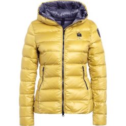 Bomberki damskie: Blauer Kurtka puchowa mustard yellow