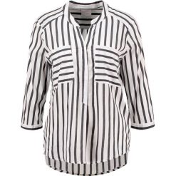 Bluzki asymetryczne: Vero Moda VMERIKA Bluzka snow white/black