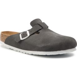 Klapki BIRKENSTOCK - Boston Bs 1012843 Gunmetal. Szare klapki męskie Birkenstock, bez wzorów, ze skóry. Za 389,00 zł.