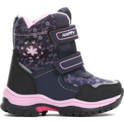 Buty dziecięce: Granatowe Śniegowce Disobedient