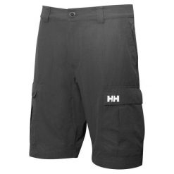 Helly Hansen Szorty Męskie Hh Qd Cargo Shorts 11 Ebony 33. Czarne spodenki sportowe męskie Helly Hansen, m, bez wzorów, z materiału, sportowe. W wyprzedaży za 209,00 zł.