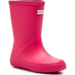 Kalosze HUNTER - Kids First Classic KFT5003RMA Bright Pink. Różowe kalosze dziewczęce Hunter. Za 199,00 zł.