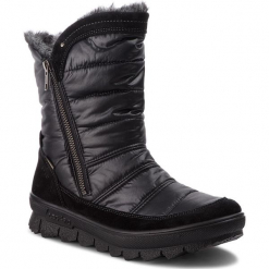 Śniegowce LEGERO - GORE-TEX 3-00932-02 Schwarz Kombi. Czarne śniegowce damskie Legero, z gore-texu. Za 549,00 zł.