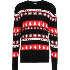 Swetry klasyczne męskie: Urban Classics CHRISTMAS CREWNECK CHRISTMAS Sweter black/red/white