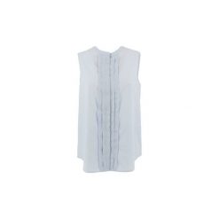 Koszule Armani jeans 3Y5H05. Niebieskie koszule damskie Armani Jeans, bez wzorów, z jeansu, bez kołnierzyka, bez rękawów. Za 455,24 zł.