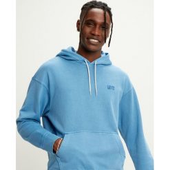 Levi's® The Authentic Bluza Niebieski. Niebieskie bluzy męskie s, z haftami, z bawełny, bez kołnierzyka, bez rękawów, bez kaptura. Za 326,95 zł.
