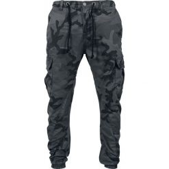 Joggery męskie: Urban Classics Cargo Jogging Pants Spodnie dresowe kamuflaż (Dark Camo)