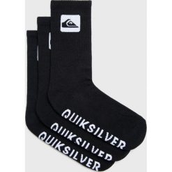 Quiksilver - Skarpety (3-pack). Szare skarpetki męskie Quiksilver, bez wzorów, z elastanu. Za 39,90 zł.