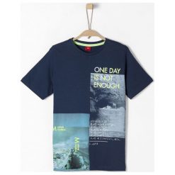 S.Oliver T-Shirt Chłopięcy Xl Ciemny Niebieski. Niebieskie t-shirty chłopięce marki S.Oliver. Za 69,00 zł.