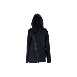 Dzianinowa bawełniana bluza MIYAGI. Czarne bluzy męskie Pikiel, s, bez wzorów, z bawełny, bez kołnierzyka, bez rękawów, bez kaptura. Za 440,00 zł.