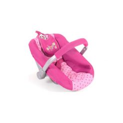 Śliniaki: BAYER CHIC 2000 Fotelik samochodowy dla lalek dots pink