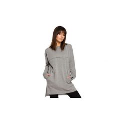 Tuniki Be B059 Tunika oversize z przeszyciami. Szare tuniki damskie BE, l. Za 125,00 zł.