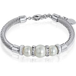 Bransoletki damskie: Bransoletka „Lithe” z kryształkami Swarovski i perłami słodkowodnymi