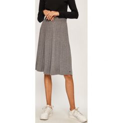 Calvin Klein - Spódnica. Czarne spódniczki damskie Calvin Klein, s, bez wzorów, z wełny, midi, rozkloszowane. Za 579,90 zł.