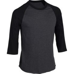Koszulka baseball rękaw 3/4 BA 550. Białe koszulki męskie KIPSTA, xl, bez wzorów, z bawełny, bez kołnierzyka, bez rękawów. Za 39,99 zł.