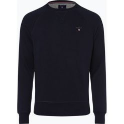 Gant - Męska bluza nierozpinana, niebieski. Niebieskie bejsbolówki męskie GANT, m, prążkowane. Za 379,95 zł.