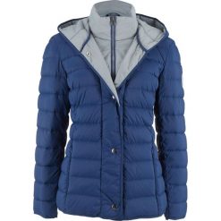 Kurtka 2 w 1, "ultralekki puch" bonprix kobaltowy. Niebieskie kurtki damskie marki bonprix, bez wzorów, z puchu, bez kaptura. Za 249,99 zł.