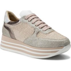 Sneakersy EVA MINGE - EM-11-05-000042 603. Szare półbuty damskie Eva Minge, ze skóry. Za 399,00 zł.