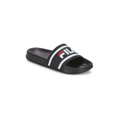 Klapki Fila MORRO BAY SLIPPER WMN. Czarne klapki damskie Fila, bez wzorów, bez obcasa. Za 95,67 zł.