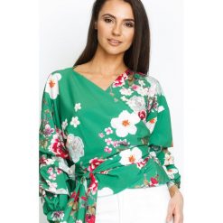 Bluzki asymetryczne: Zielona Bluzka Jonquil
