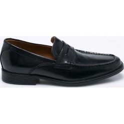 Clarks - Półbuty Tilden Way. Czarne półbuty skórzane męskie marki Clarks. W wyprzedaży za 199,90 zł.
