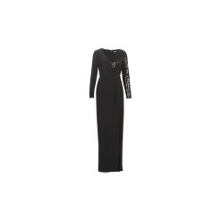 Sukienki długie Lauren Ralph Lauren BELLAMY. Czarne sukienki damskie Lauren Ralph Lauren, bez wzorów, bez kołnierzyka, bez rękawów, długie. Za 1179,00 zł.