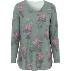 Cellbes Bluzka khaki we wzory female zielony/ze wzorem 54/56. Zielone bluzki damskie Cellbes, s, w kwiaty, z dżerseju, eleganckie, bez kołnierzyka, bez rękawów. W wyprzedaży za 109,00 zł.