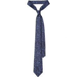 Krawat Granatowy Paisley. Niebieskie krawaty męskie marki LANCERTO, paisley, eleganckie. W wyprzedaży za 69,90 zł.