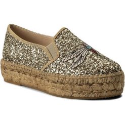 Espadryle EVA MINGE - Plasencia 3C 18MC1372334ES 711. Żółte espadryle damskie na koturnie marki Eva Minge, ze skóry ekologicznej. W wyprzedaży za 239,00 zł.
