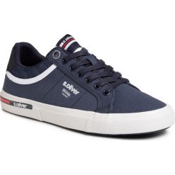 Tenisówki S.OLIVER - 5-13604-24 Navy 805. Niebieskie półbuty męskie S.Oliver, na co dzień, bez wzorów, z gumy, bez zapięcia. Za 149,00 zł.