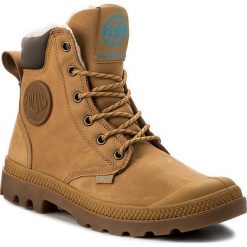 Buty zimowe damskie: Trapery PALLADIUM – Pampa Sport Cuff WPS 72992-228-M Amber Gold/Mid Gum