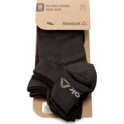 Zestaw 3 par niskich skarpet damskich Reebok - Os Tr M 3P BP6242 Black/Black. Czarne skarpetki damskie Reebok, bez wzorów, z elastanu. Za 54,95 zł.
