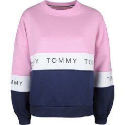 Tommy Jeans Bluza "Colorblock". Bluzy damskie TOMMY HILFIGER, bez wzorów, z jeansu, bez rękawów, bez kaptura. Za 319,00 zł.