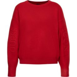 Sweter Guess W94R0J Z26I0. Czarne swetry damskie Guess, s, z aplikacjami, z elastanu, klasyczne, bez rękawów, bez kaptura. W wyprzedaży za 209,00 zł.