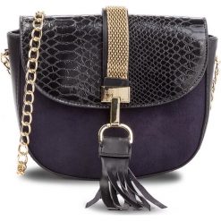 Torebka MONNARI - BAG8060-020 Black. Niebieskie torebki klasyczne damskie marki Monnari, ze skóry ekologicznej. W wyprzedaży za 149,00 zł.