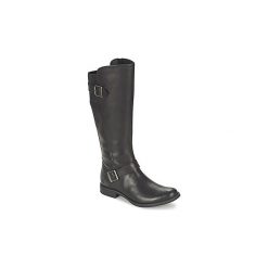 Kozaki Timberland SAVIN HILL BUCKLE GORE TALL. Czarne kozaki damskie Timberland, bez obcasa, bez zapięcia. W wyprzedaży za 775,20 zł.