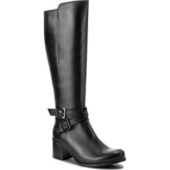 Kozaki KARINO - 2482/076-F Czarny. Fioletowe buty zimowe damskie marki Karino, ze skóry. W wyprzedaży za 339,00 zł.