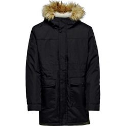 ONLY&SONS Męska kurtka ONSBASIL PARKA JACKET OTW NOOS Black (rozmiar L). Czarne płaszcze męskie m. W wyprzedaży za 209,00 zł.