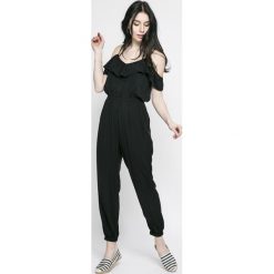 Seafolly - Kombinezon. Czarne kombinezony z printem marki Seafolly, s, z wiskozy, na ramiączkach. W wyprzedaży za 299,90 zł.
