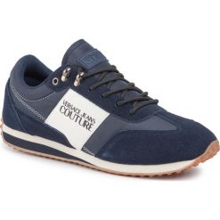 Sneakersy VERSACE JEANS COUTURE - E0YUBSE1 71241 239. Niebieskie sneakersy męskie Versace Jeans Couture, bez zapięcia. W wyprzedaży za 349,00 zł.