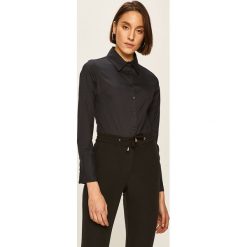 Answear - Koszula. Niebieskie bluzki damskie ANSWEAR, s, bez wzorów, z elastanu, eleganckie, z klasycznym kołnierzykiem, z długim rękawem. W wyprzedaży za 79,90 zł.