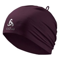 Czapki męskie: Odlo Czapka unisex Hat Move Light bordowa