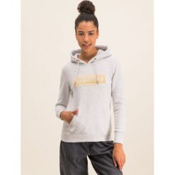 Bluza Superdry Premium Brand Emb W2000084B. Szare bluzy damskie Superdry, bez wzorów, z bawełny, bez rękawów, bez kaptura. W wyprzedaży za 269,00 zł.