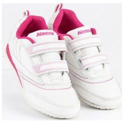 DZIEWCZĘCE BUTY SPORTOWE. Białe buty dziewczęce sportowe marki HASBY. Za 49,90 zł.