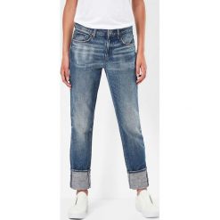 G-Star Raw - Jeansy 3301. Niebieskie jeansy damskie G-Star RAW, z podwyższonym stanem. W wyprzedaży za 239,90 zł.