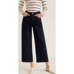 Mango - Jeansy Newculot. Niebieskie jeansy damskie relaxed fit Mango, z podwyższonym stanem. Za 139,90 zł.