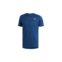 T-shirty z krótkim rękawem adidas Koszulka Run. Niebieskie koszulki męskie Adidas, m, bez wzorów, bez kołnierzyka, z krótkim rękawem, krótkie. Za 99,95 zł.