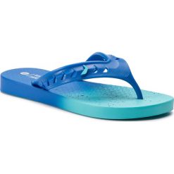 Japonki RIDER - Jam Flow Thong Kids 11352 Blue/Blue 20974. Niebieskie sandały chłopięce Rider, z tworzywa sztucznego, bez zapięcia. W wyprzedaży za 59,99 zł.
